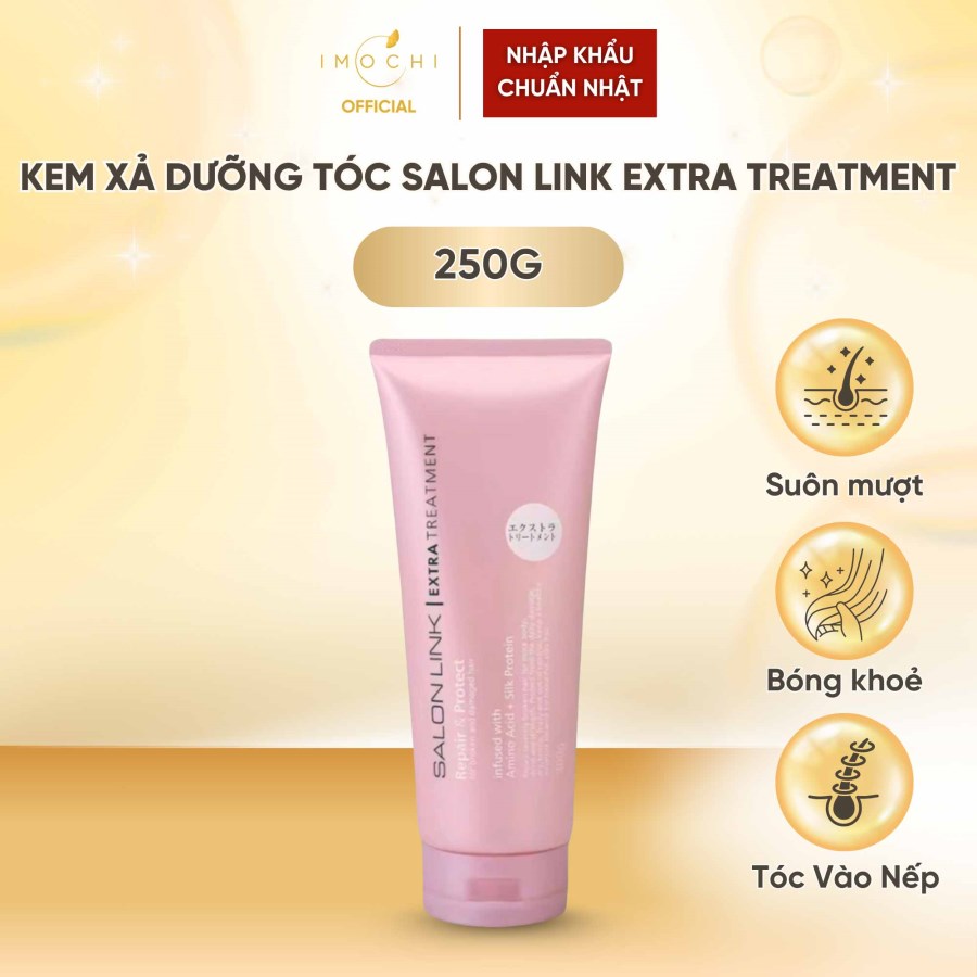 Kem Xả Dưỡng Tóc Salon Link Extra Treatment Nhật Bản Giúp Tóc Mềm Mượt Chắc Khoẻ Tại Nhà 250g 