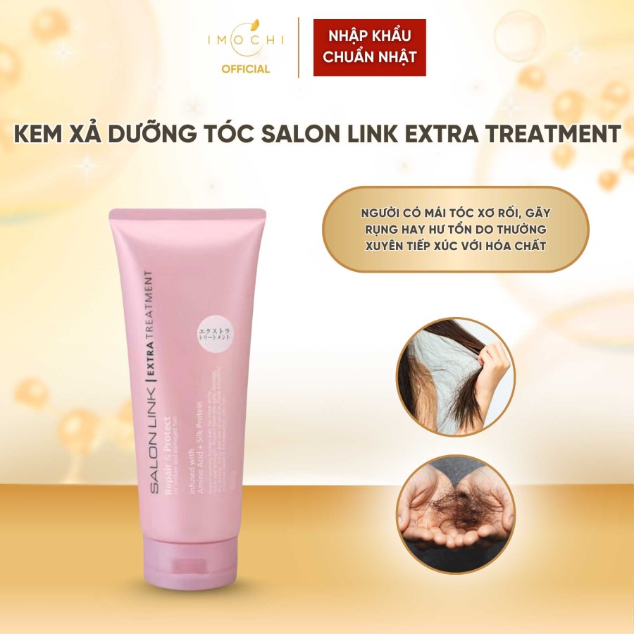 Kem Xả Dưỡng Tóc Salon Link Extra Treatment Nhật Bản Giúp Tóc Mềm Mượt Chắc Khoẻ Tại Nhà 250g 